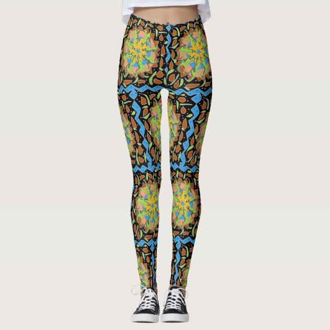 Lizard Mandala Leggings (Framsida)