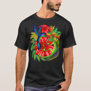 Lizard och Hummingbird T Shirt