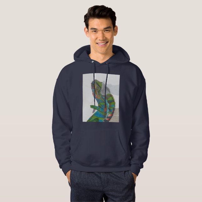 Lizard Paint Hoodie (Hel framsida)