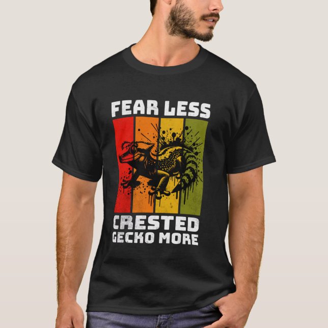 Lizard Pet Reptile Pet Crested Gecko T Shirt (Framsida)