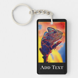 Lizard Porträtt Painting Digital Art. Personalize