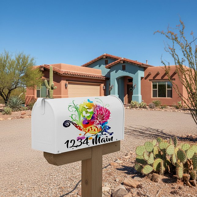 Lizard-postlådeetikett Klistermärken (Skapare uppladdad)