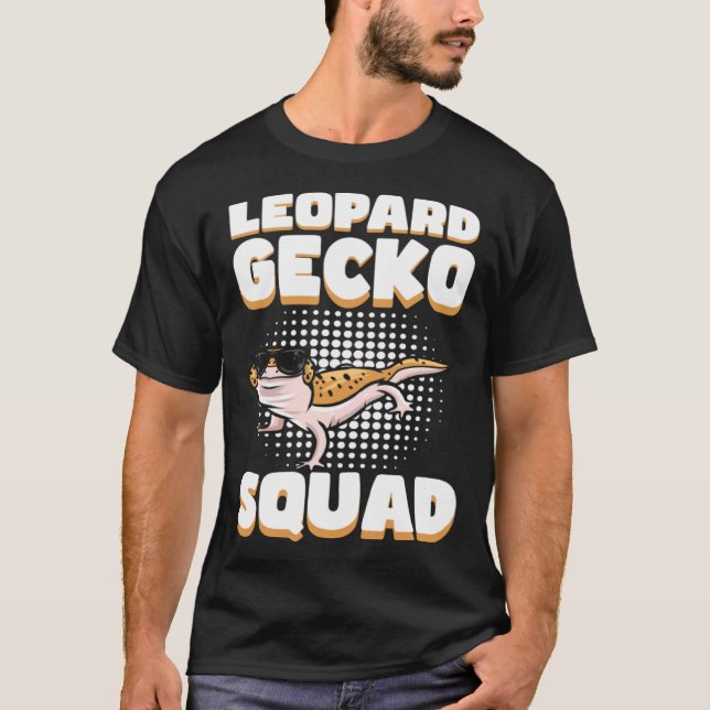 Lizard Reptile Leopard Gecko T Shirt (Framsida)