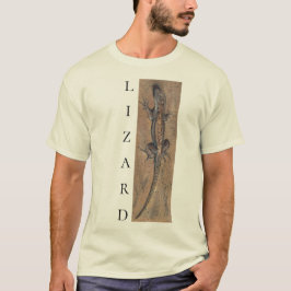 Lizard Sand Tan Southwest Animal Lodrät Design T Shirt