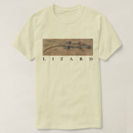 Lizard Sand Tan Southwest Animal Nature Painting T Shirt
