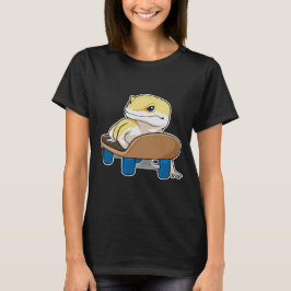Lizard Skater Skateboard T Shirt