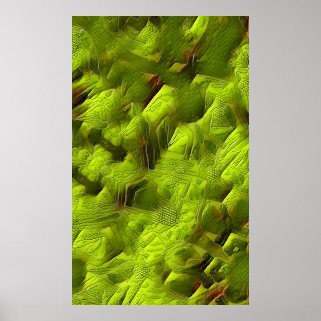 Lizard Skinned Abstract Poster (Framsidan)