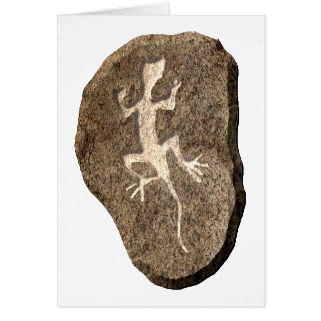 Lizard-stone Hälsningskort (Framsidan)