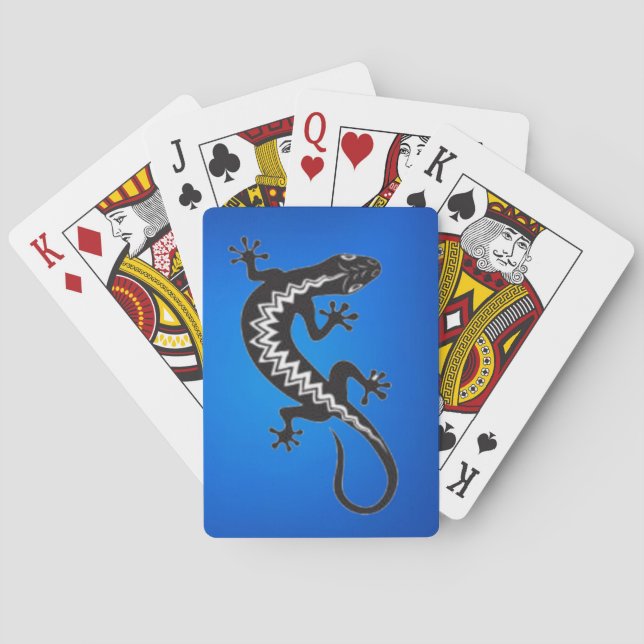 Lizard Symbol-uppspelningskort Casinokort (Baksidan)
