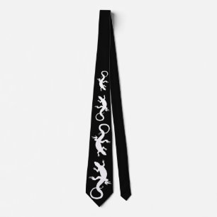 Lizard Tie Coola Reptile Gifts Lizard Art Necktie Slips