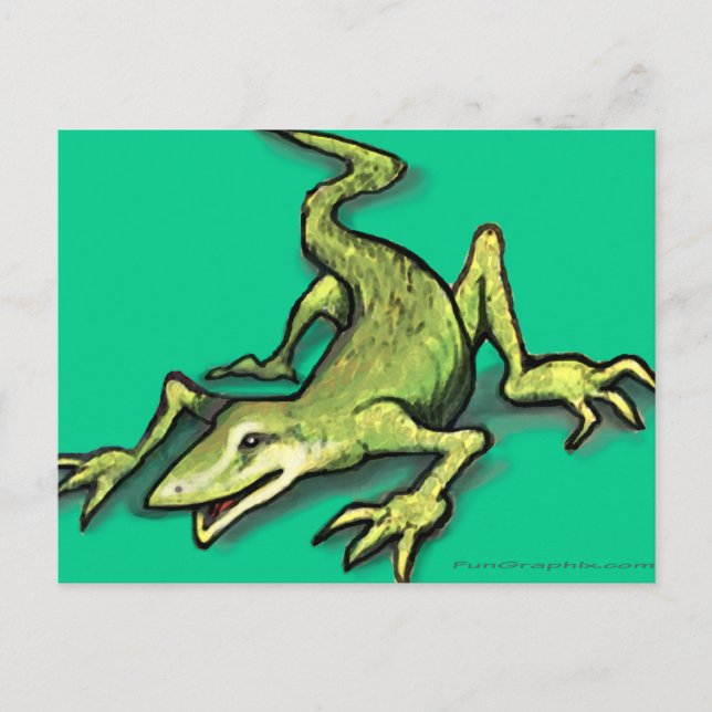 Lizard Vykort (Framsida)