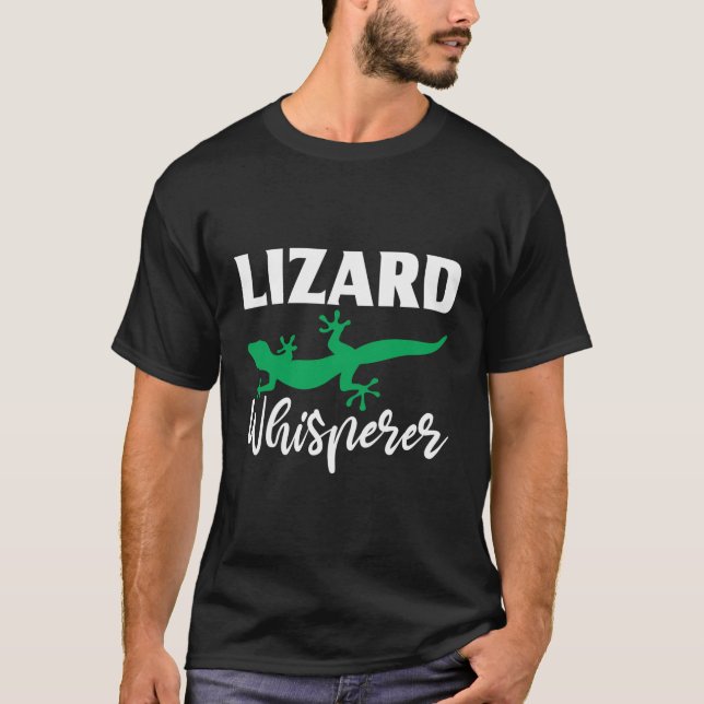 Lizard Whisperer Anole Reptile Boy Lizard T Shirt (Framsida)