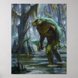 Lizardman of Scape Ore Swamp Poster