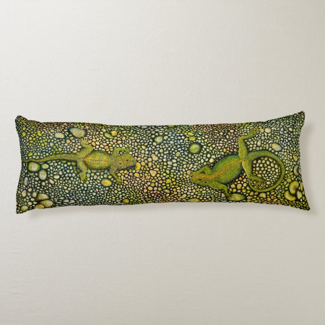 Lizards ansikte till ansikte kroppskudde (Baksidan)