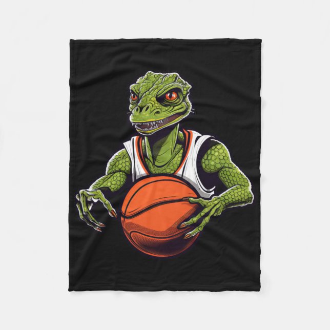 Lizards Basketball Fleecefilt (Framsidan)