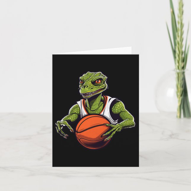 Lizards Basketball Kort (Framsida)