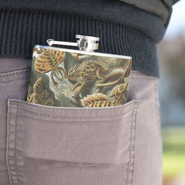 Lizards by Ernst Haeckel Vintage Lacertilia Animal Fickplunta (In Situ)