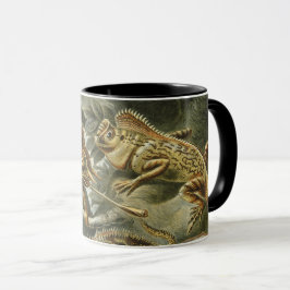 Lizards by Ernst Haeckel Vintage Lacertilia Animal Mugg