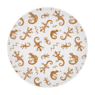 Lizards Chameleons: Sömlös Mönster design.
