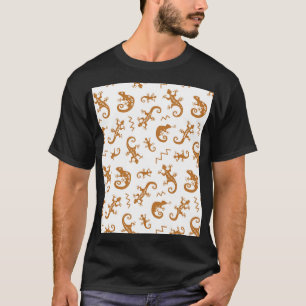 Lizards Chameleons: Sömlös Mönster design. T Shirt