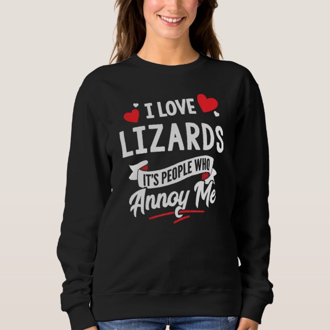 Lizards - I Kärlek Lizards T Shirt (Framsida)