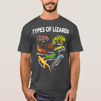Lizards-typer för Småbarn-bojor-kids T Shirt