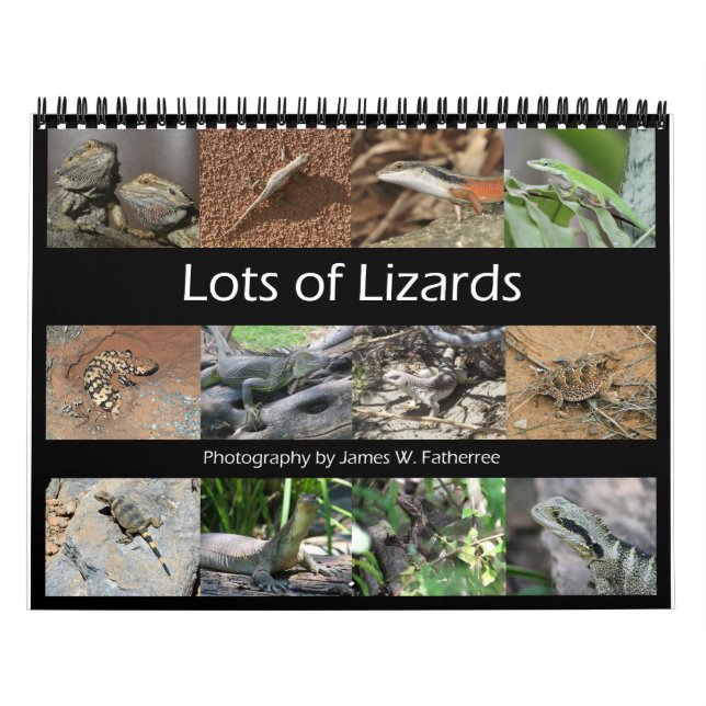 Lizards Wall Calendar av J.W. Faderträdet. Kalender (Omslag)