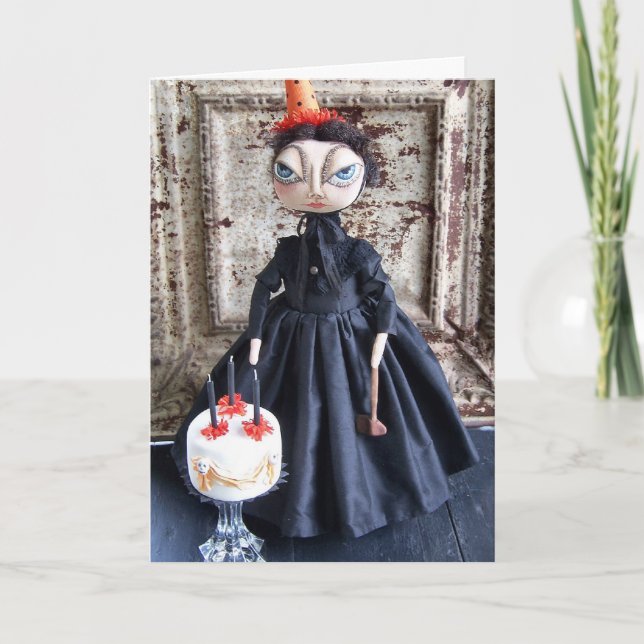 Lizzie Borden Birthday Card Kort (Framsida)