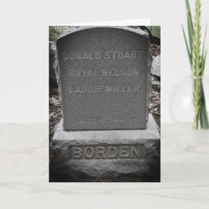 Lizzie Borden - Donald Stuart, Laddie Miller, Hund Kort