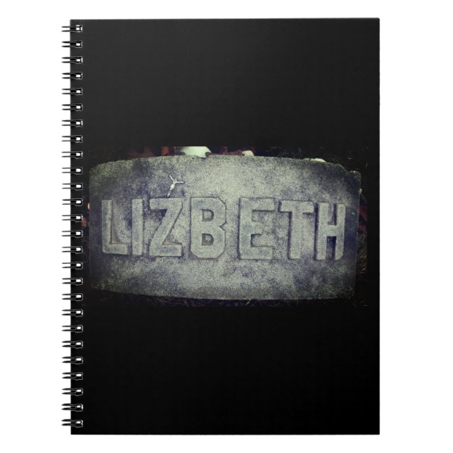Lizzie Borden Grave Marker - Fallfloden, MORSA Anteckningsbok (Framsidan)