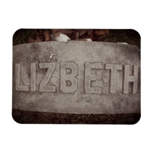 Lizzie Borden Grave Marker - Fallfloden, MORSA Magnet