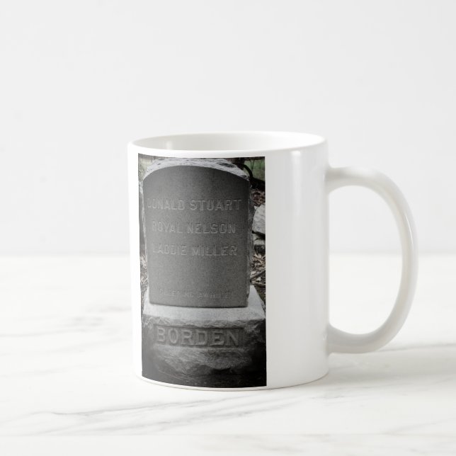 Lizzie Borden Hundar Gravestone - "Sleeping AMedan Kaffemugg (Höger)