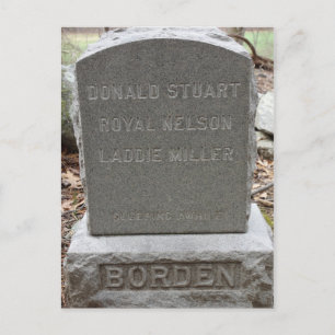 Lizzie Borden - Huvudsten för sällskapskyrkogården Vykort