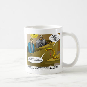Lizzie Borden Rättegång Roliga Tecknade Presenter Kaffemugg