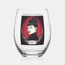 Lizzie Borden Stem Vin Glass