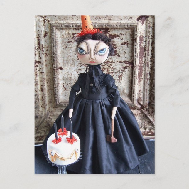 Lizzie Födelsedagsfest-vykort Vykort (Framsida)