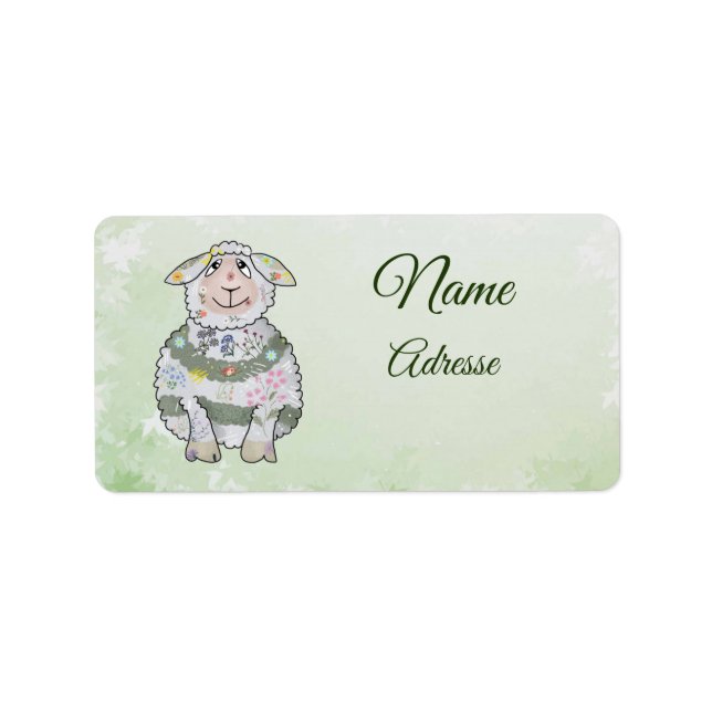 Lizzy Adressetikett (Framsidan)