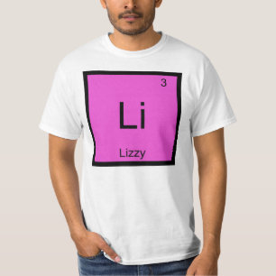 Lizzy Namn Kemiskt Element Periodiska Systemet Tröja