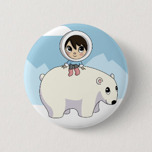 Lizzy och glasyr på kaka knapp