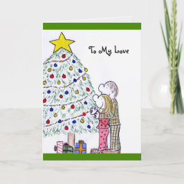 Lizzy's People God jul to My Kärlek Card Helgkort