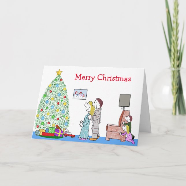 Lizzy's People jul Surprises Card Helgkort (Framsida)