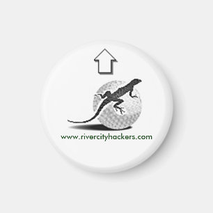 Lizzzard golfbollmarkör magnet