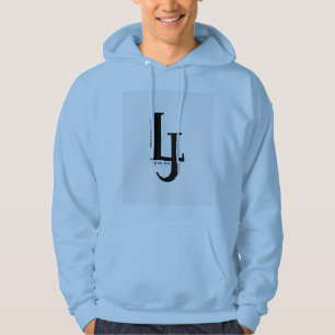 LJ Monogram Blå Tröja   Royal Blue Logotyp  Hoodie