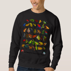 Ljärt Ultimate Frog Guide Funny Frog Älskare Frog  Lång Ärmad Tröja