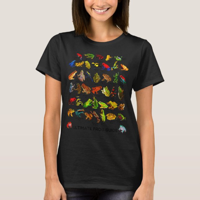 Ljärt Ultimate Frog Guide Funny Frog Älskare Frog  T Shirt (Framsida)