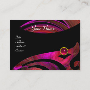 LJGHT VORTEX RUBY Red rosa black lila gult Visitkort