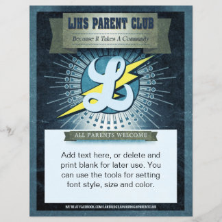 LJHS Parent Klubb Flyer fullt färg