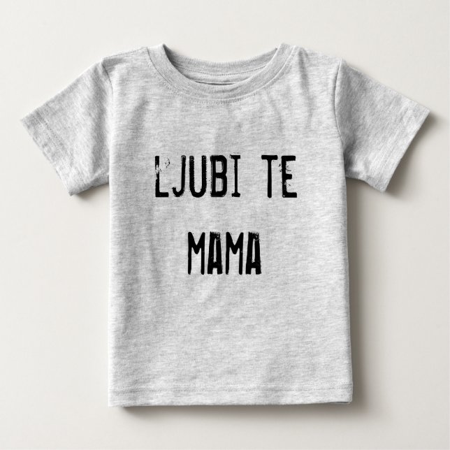 ljubi te mamma t shirt (Framsida)