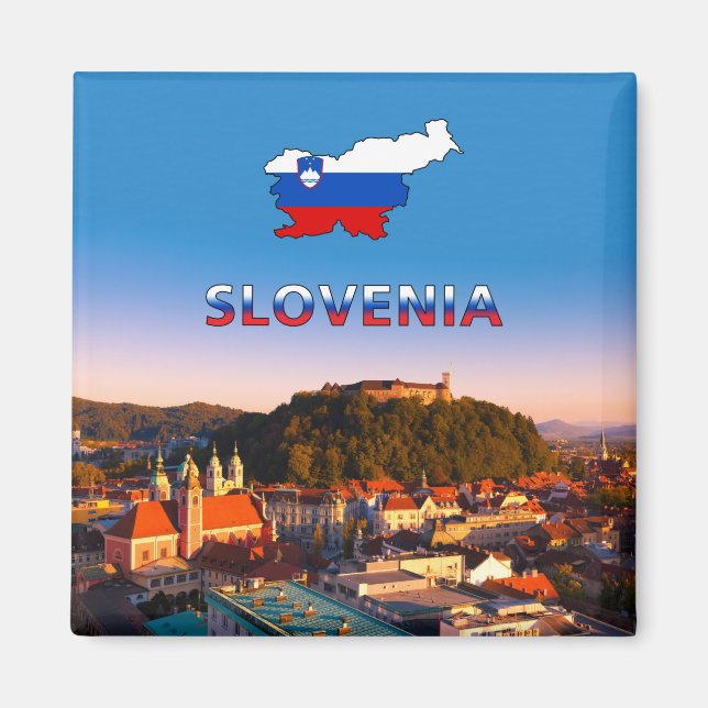 Ljubljana 002T Magnet (Framsidan)