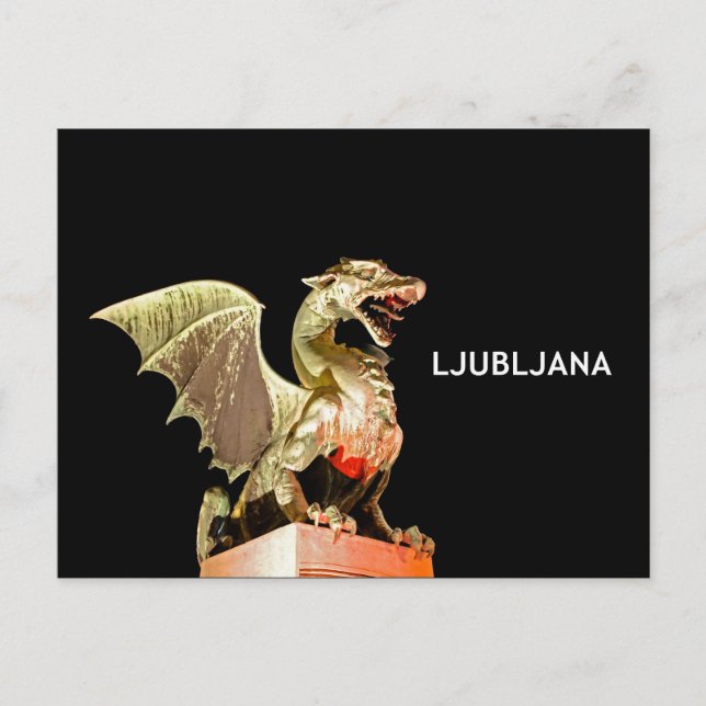 Ljubljana 01B Vykort (Framsida)